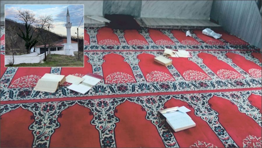 Xanthi 2023: Vandalism in a Mosque