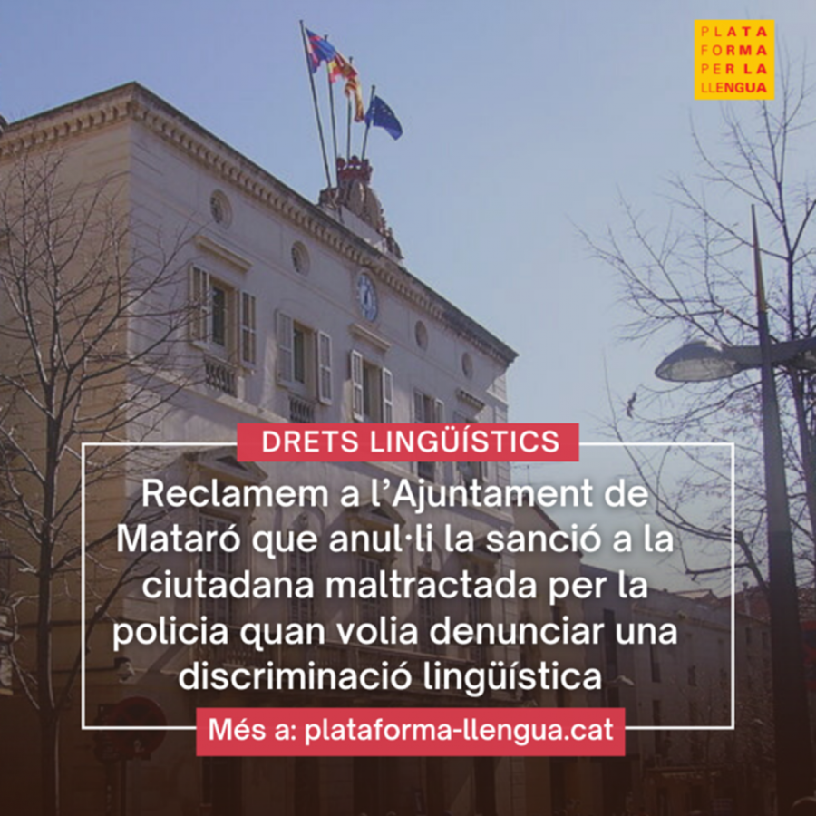 Mataró 2021: Shop assistant rejects to serve a person for speaking Catalan